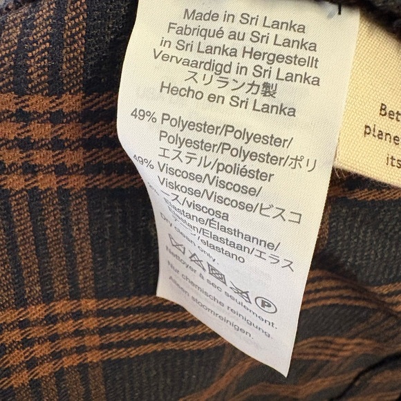 Madewell Double Breasted Plaid Mini Skirt Size XXL - Picture 10 of 11